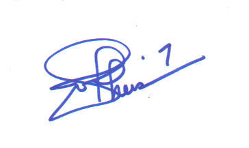 Joe Theismann 'Washington Redskins' Signed Index Card!
