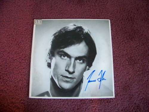 James Taylor Autographed Album Cover 'JT' with LP Included!