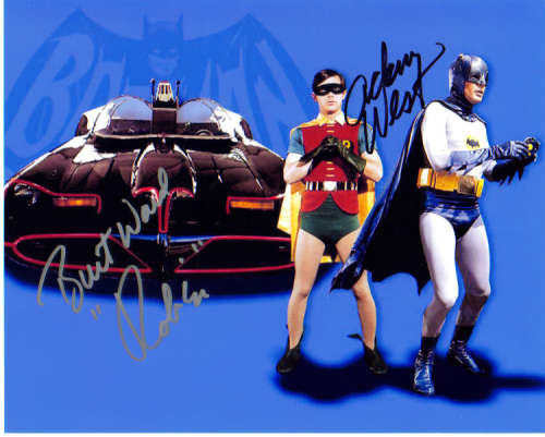 Adam West & Burt Ward Vintage 'Batman' Autographed Photo!