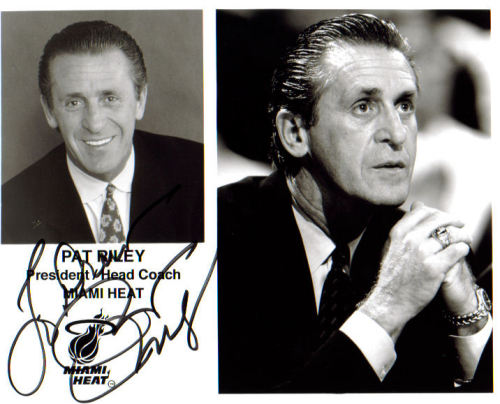 Pat Riley 'Miami Heat' (Inscribed To Drew) Signed Photo!
