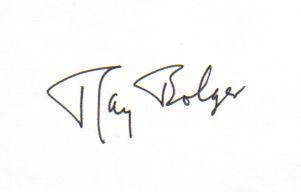 Ray Bolger (1904-1987) Rare 'Wizard Of Oz' Vintage Signed 3X5 Index Card!