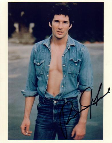 Richard Gere Young & Sexy Signed Photo - Whew!