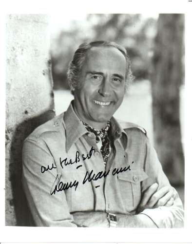 Henry Mancini (1924-1994) Composer Autographed Photo!