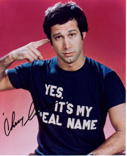 Chevy Chase Vintage 'Saturday Night Live' Signed Photo!