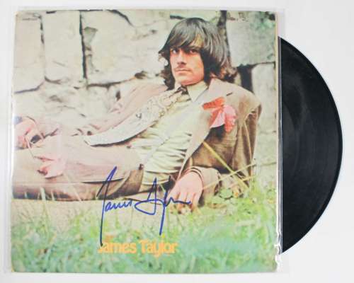 James Taylor Autographed Record Album with LP!