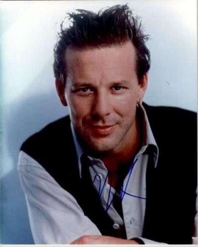 Mickey Rourke Very Handsome Autographed Photo!