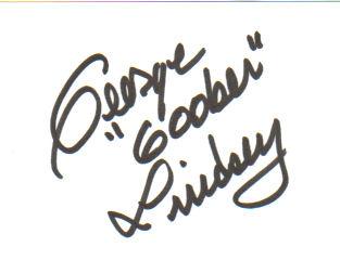 George 'Goober' Lindsey Vintage Signed Index Card!