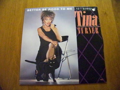 Tina Turner 'Better Be Good To Me' Signed Album - LP Included!