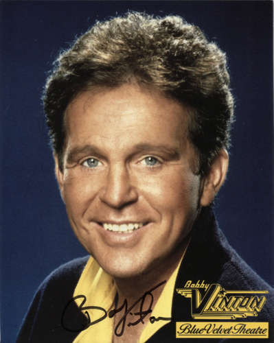 Bobby Vinton Young & Vintage Autographed Photo - Cool!