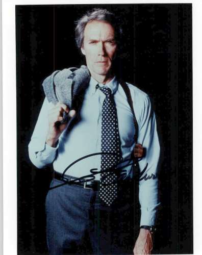 Clint Eastwood 'Dirty Harry' Awesome Signed Photo!