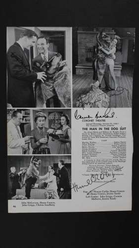 Jessica Tandy, Hume Cronyn & More Autographed Theater Program Photo!