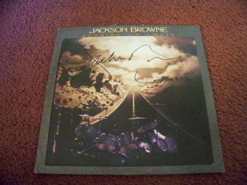Jackson Browne 'Running On Empty' Autographed Album Cover (No LP)