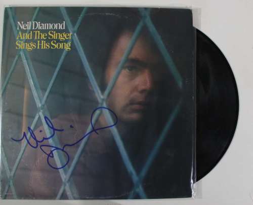 Neil Diamond Vintage Autographed Album Cover with LP!