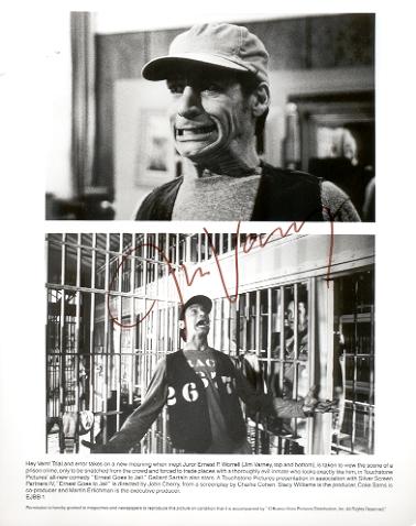 Jim Varney (1949-2000) 'Ernest Goes To Jail' Very Rare Signed Photo!