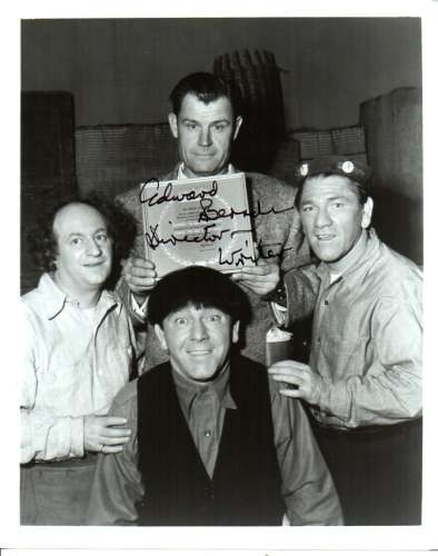 Edward Bernds 'Three Stooges' Director Vintage Autographed Photo!