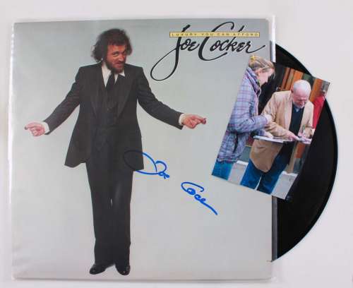 Joe Cocker (1944-2014) 'Luxury You Can't Afford' Autographed Album w/LP!