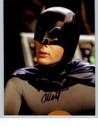 Adam West As 'Batman' Awesome Signed Closeup Photo!