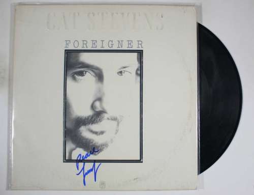 Cat Stevens Autographed 'Foreigner' Album Cover with LP!