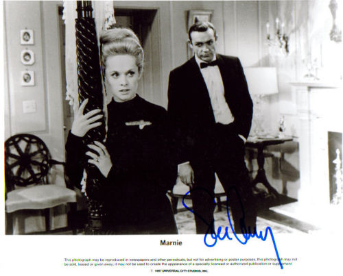 Sean Connery 'Marnie' Vintage Autographed Photo!