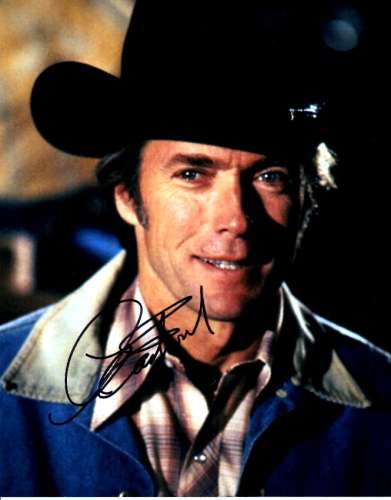 Clint Eastwood 'Every Which Way But Loose' Autographed Photo - Nice!