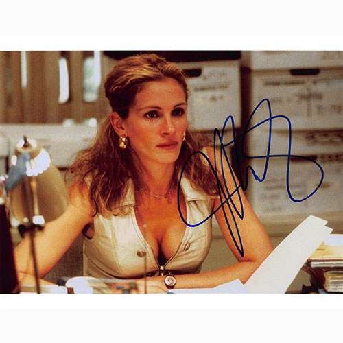 Julia Roberts 'Erin Brockovich' Awesome Autographed Photo!