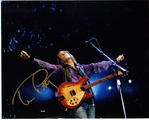 Tom Petty Awesome On Stage Signed Photo!