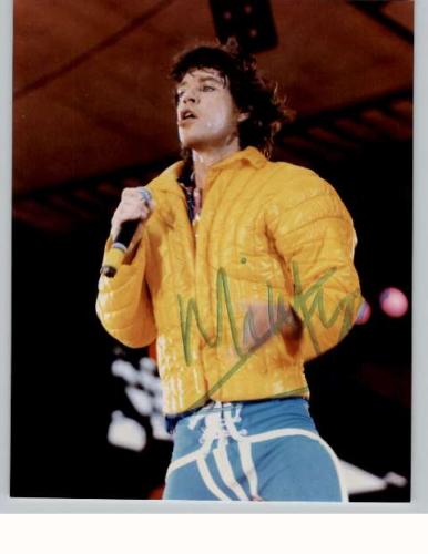 Mick Jagger 'Rolling Stones' Young & Vintage Signed Photo!