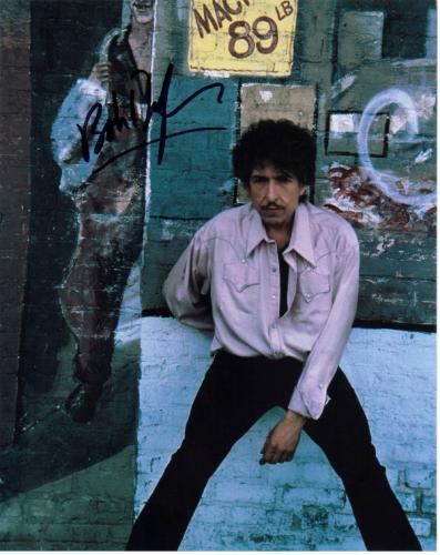 Bob Dylan Vintage Autographed Photo - WOW!