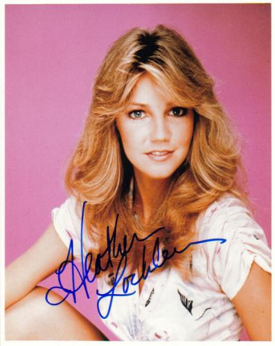 Heather Locklear Young & Gorgeous Signed Photo - Ouch!