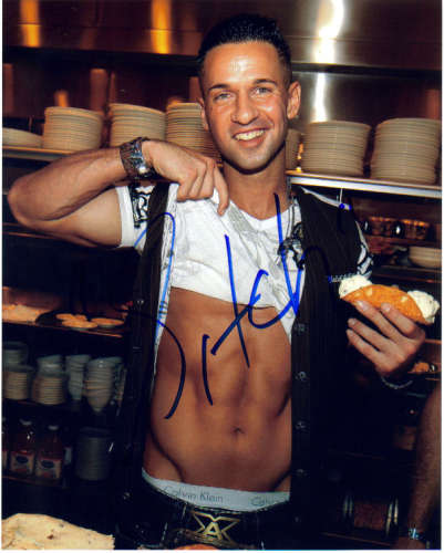 Mike 'The Situation' Autographed Sexy Photo!