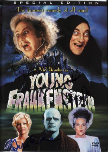 Very Rare 'Young Frankenstein' Signed DVD by Wilder, Brooks, Boyle & Garr - Wow!