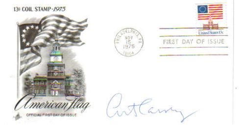 Art Carney 'Honeymooners' Vintage Signed First Day Cover!