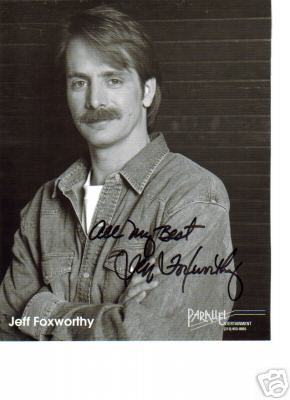 Jeff Foxworthy Smiling Signed Photo!