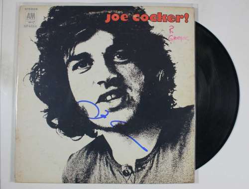 Joe Cocker Vintage (1969) Autographed Album Cover with LP!