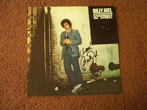 Billy Joel Autographed Vintage '52nd Street' Album Cover!