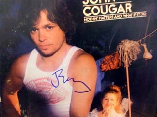 John Cougar Vintage Signed Album - Lp Included!