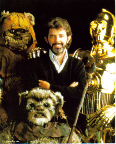 George Lucas Unsigned Color Photo!