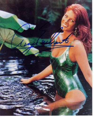 Angie Everhart Super Sexy Swimsuit Signed Photo - Ouch!