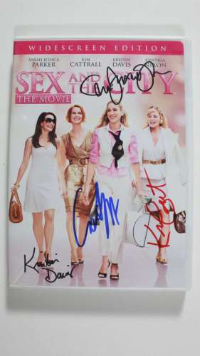'Sex in the City' Autographed DVD Case by 4 w/DVD - Cool!