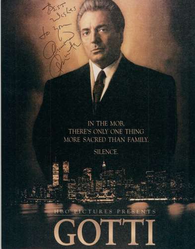 Armand Assante Autographed Photo from 'Gotti' - Cool!