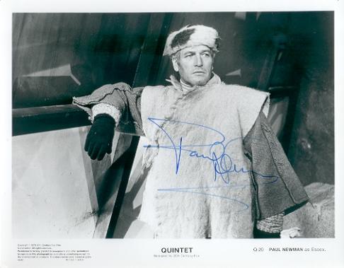 Paul Newman Vintage Signed Photo From The Movie 'Quintet'! 1979!