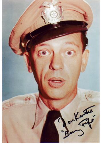 Don Knotts as 'Barney Fife' from the Andy Griffith Show - Rare!
