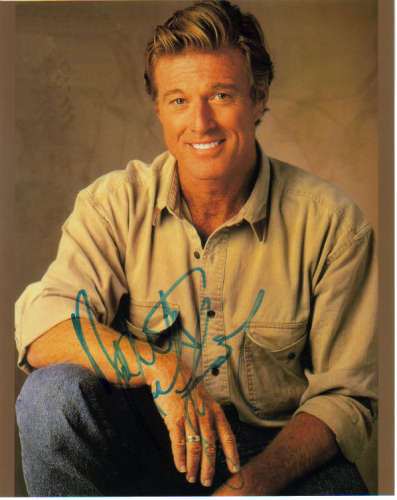 Robert Redford Young & Sexy Autographed Photo - Dreamy!