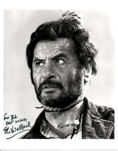 Eli Wallach (1915-2014) Good, Bad and the Ugly Autographed Vintage Photo!