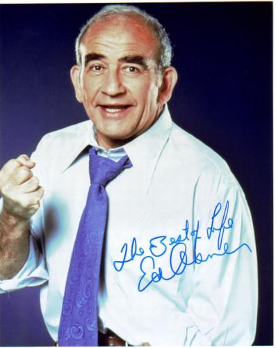 Ed Asner Vintage Pose as 'Lou Grant' Signed Photo!