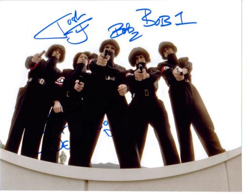 'Devo' Vintage Autographed Photo by all 5 Members - Rare!