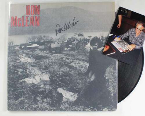 Don McLean Vintage (1972) Autographed Album with LP