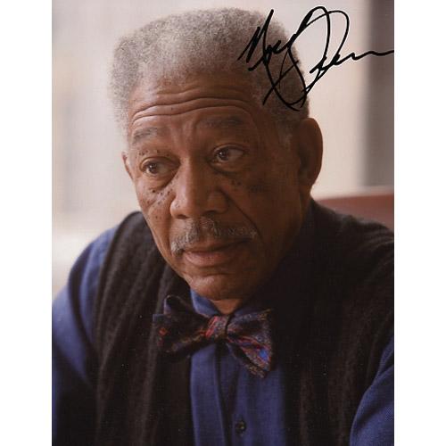 Morgan Freeman Awesome & Uncommon Signed Photo!