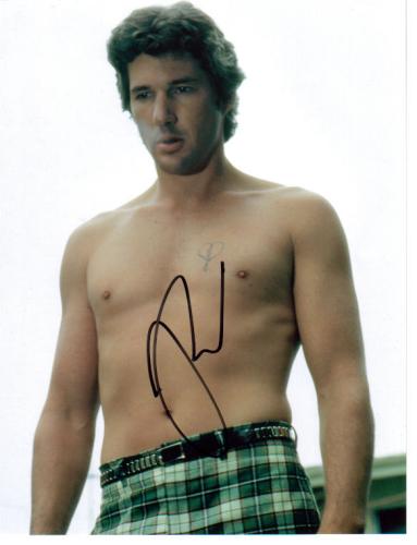 Richard Gere Young & Shirtless Signed Photo!