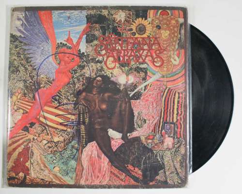 Carlos Santana Autographed 'Abraxas' Album Cover with LP!